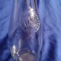 Vtg Paul Masson Since 1852 Glass Milk Bottle Wine Carafe Farmhouse Vase Decor