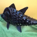 Vintage Metal Fish sculpture Handmade. Approx 470mm Head to Tail