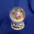 Xmas Large Musical Wind Up Snow Globe