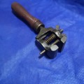 Vintage Parallel Hand Vise with wood handle.