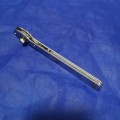 Vintage Flat Reversible Ratchet Wrench 1/4` Drive. Handy for tight spaces