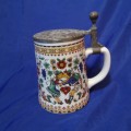 BMFN - W. Germany - Lidded Ceramic Beer Stein - Lc