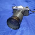 Pentax Asahi Spotmatic with zoom lens. Legendary Camera.