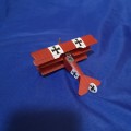 Fokker DR.1 (DR.I) Red Baron Triplane 1/63 Scale Vintage Diecast Model