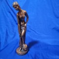 Vintage Venus of the Bath Sculpture, Gold or Copper Gilt. Please see images