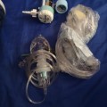 Medical Oxygen Kit. Compact & Mobile. includes Cylinder, Flow Meter & 2 new sealed masks.