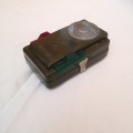 Military Signal Flashlight VELAMP post WW2. Used for Morse code or green/ red light. Made in Italy
