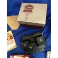 Amazing1950s Sawyers Vintage Viewmaster 3 D Viewer, Junior Projector and around 56 different reels.