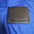 BMW Owners Manual Book Case Owners Guide Black Leather OEM GOOD CONDITION