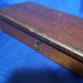 Antique Travelling Apothecary Chemist Balance Scales and Weights in Box. Made in England