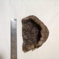 Quartz Geode with rock outer