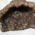 Quartz Geode with rock outer