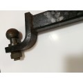 Removable Tow bar with ball and detachable Receiver 50mm Square. 5t rated