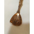 Unique Copper South Africa Decorative Spoon With Elephants/Gazelles