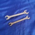 Toyota open end spanners with Original screwdriver- vintage. Japan
