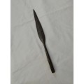 Zulu Spear, handmade with bayonet handle. Was found.