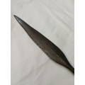 Zulu Spear, handmade with bayonet handle. Was found.