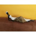 Stunning African Lady Posing Decor 440mm long. ideal for Home or Boutique