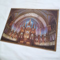 Puzzle: Notre-Dame Basilica, Montreal. Puzzle mounted for a frame