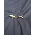 Silver-plated Dolphin bottle opener- Vintage