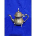Indian Antique Hand Crafted Brass Teapot