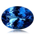 0.82ct natural earth mined Tanzanite, oval cut