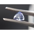 Natural earth mined trillion cut Tanzanite, 0.87ct