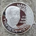 Nelson Mandela 1993 Silver plated coin # On auction Now!!!