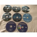 Joblot Of 6 Blu-Rays & 2 DVDs No Covers