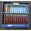 Wood carving tools, Marples, 12 pieces