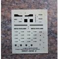 Decals, 9 times, mainly for Revell kits