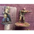 Warlord game figurines, metall, 28-32mm, painted and assortment of parts