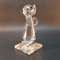 Large Swarovski Crystal Mouse Figurine (110mm Tall)