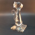 Large Swarovski Crystal Mouse Figurine (110mm Tall)