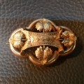 RARE Antique Victorian "Pinchbeck" Gold Brooch (6g)