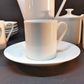 Brilliant White Arzberg Mocca Tea Set (Perfect Condition)