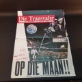 ORIGINAL Die Transvaler 1969 Street Poster "OP DIE MAAN!!" (Original News Stock 600mm x 400)