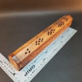 Handcrafted Rosewood with Brass Inlay Incense Box