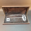 Vintage SGA 21 Key in Original Wood Box