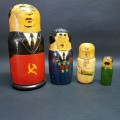 Rare Communist Leaders Nesting Doll!!!