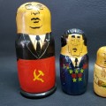 Rare Communist Leaders Nesting Doll!!!