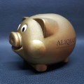 Highly Collectible Golden Aliqout Hard Plastic Savings Piggy Bank