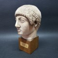 Vintage Ceramic Roman Bust Paperweight