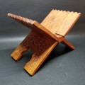 Detailed Hand Crafted Rosewood Middle Eastern Book Rest