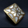 RARE!!! Collectible Brass and Mother of Pearl Inlay Snuff Box!!!!