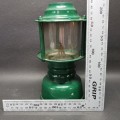 Vintage Green Metal Paraffin Lantern