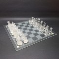 Complete Glass Chess Set