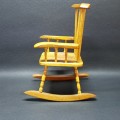 RARE Vintage Hand Crafted Rocking Chair Display Model!!!