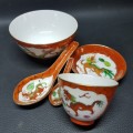 Hand Painted Oriental Single Setting Dinner Service!!!