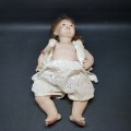 Large Vintage Complete Porcelain Baby Doll (500mm Tall)